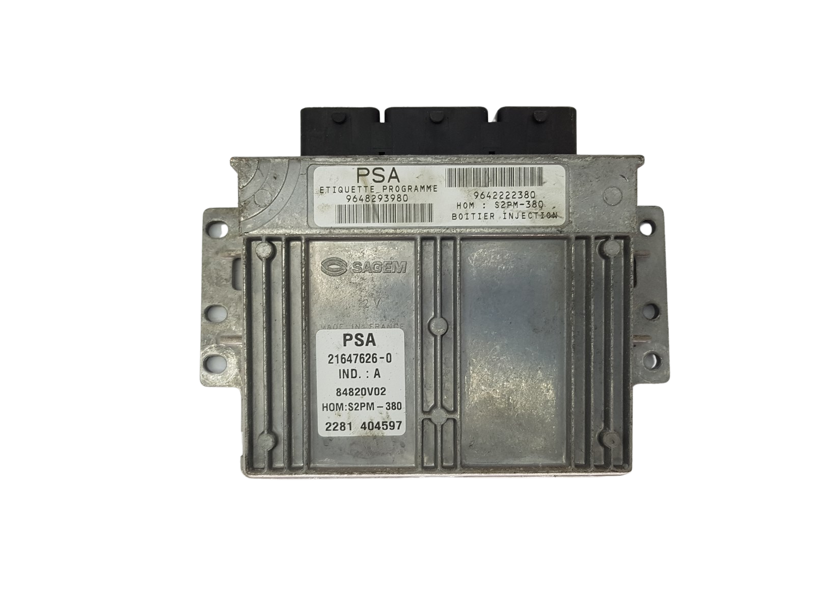 Steuergerät PSA 9648293980 9642222380 21647626-0 Sagem 19399 main product photo