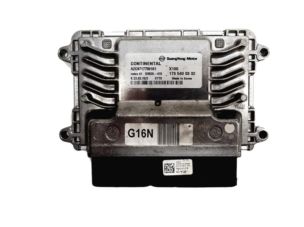 Steuergerät 1735400332 A2C9717750101 SIM2K-410 SsangYong Continental main product photo