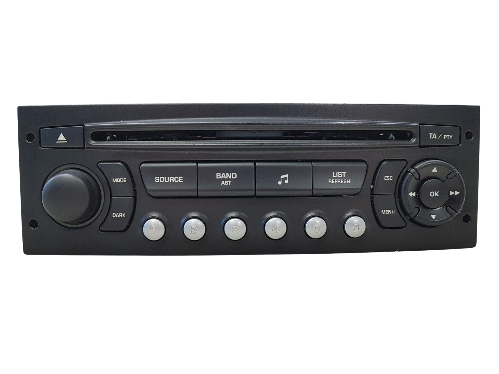 Cd-Radio Citroen Peugeot 9660646877 7645137393 Blaupunkt main product photo