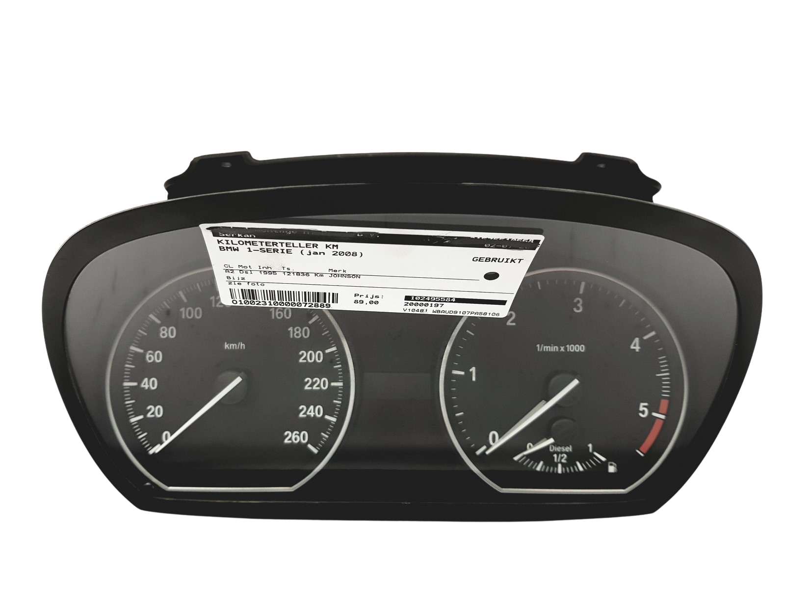 Tacho Kombiinstrument BMW 1 E87 9166823-01 1024955-84 32071 main product photo
