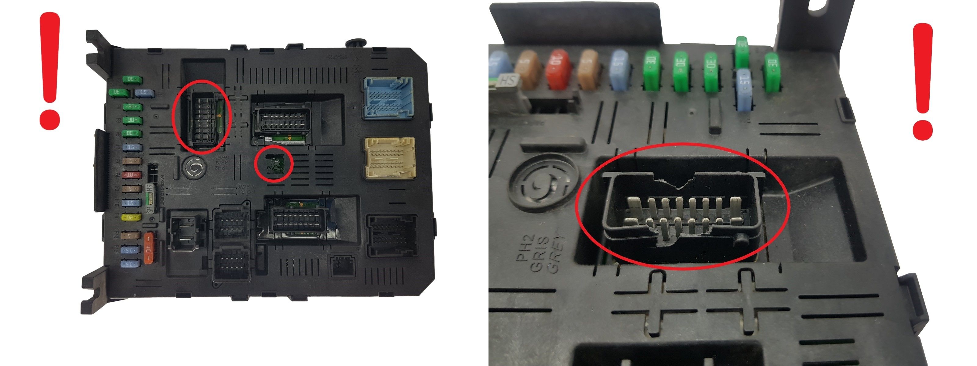 Steuergerät BSI 2004 H01 9663510180 PSA Johnson Controls 2037 main product photo