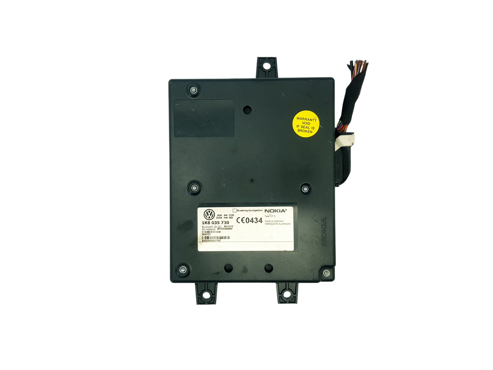 Steuergerät Moduł 1K8035730 B012315 0542727 VW NOKIA main product photo