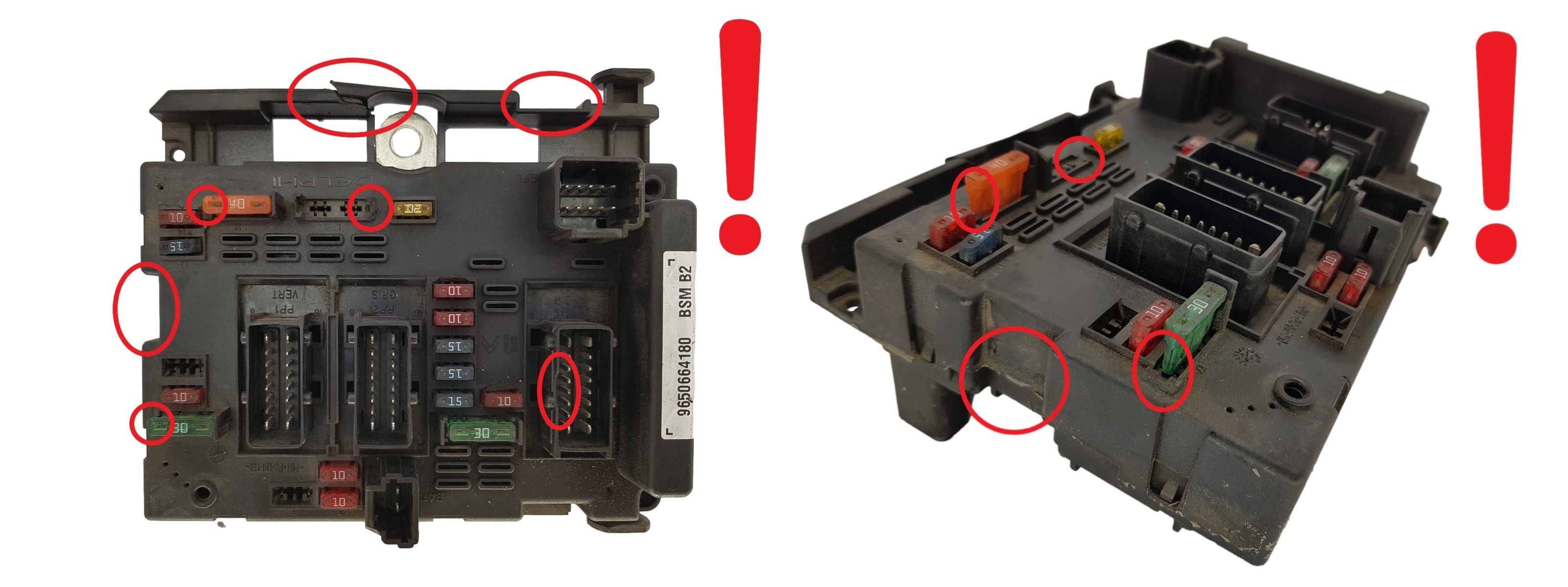 Steuergerät BSM B2 9650664180 PSA Delphi 1523 main product photo