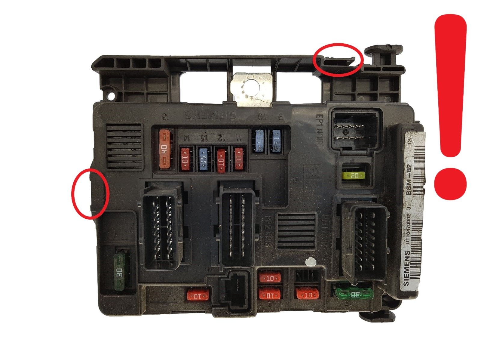 Steuergerät BSM-B2 9650618580 U118470002J PSA Siemens 1248 main product photo