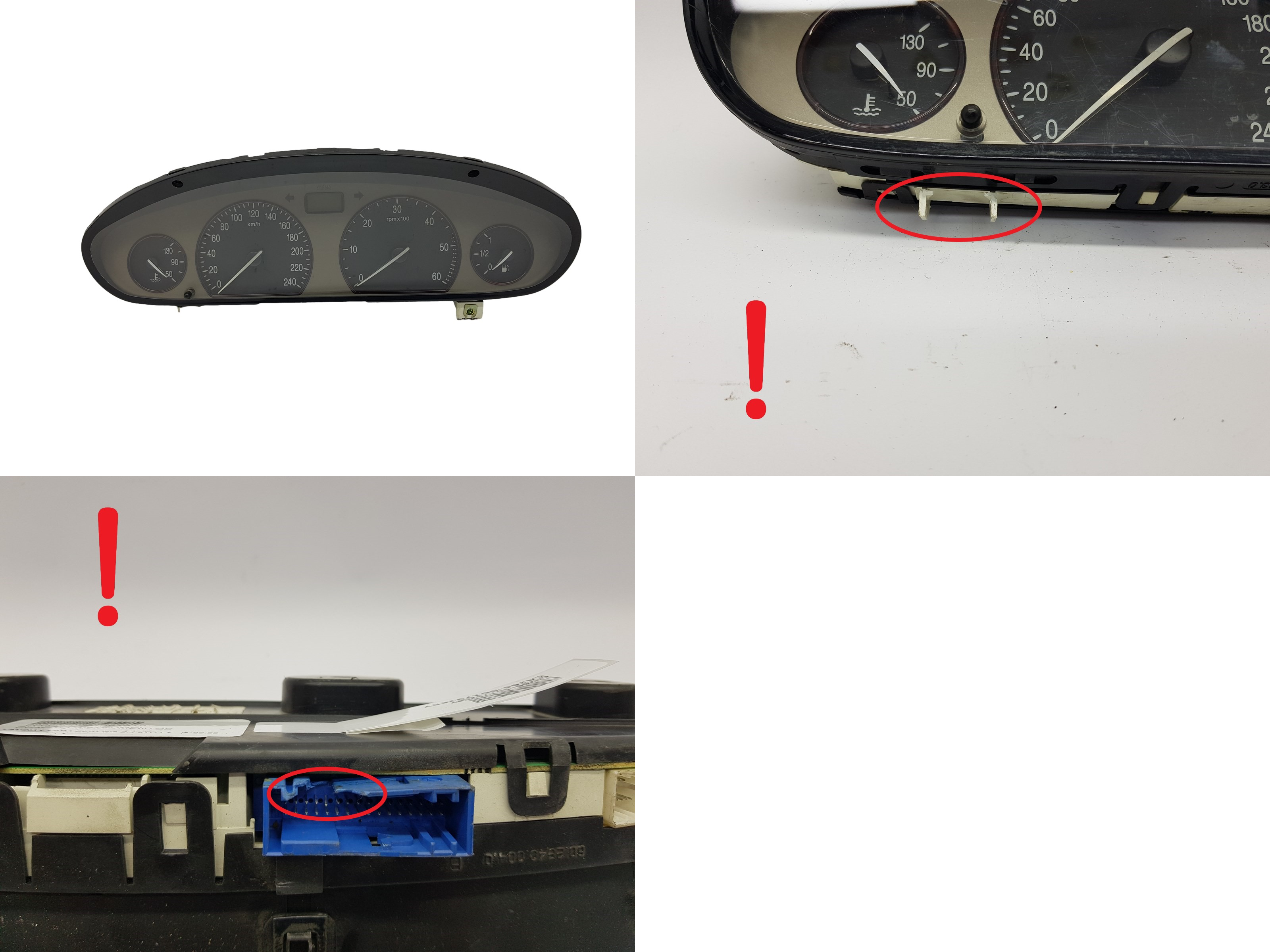 Tacho Kombiinstrument Lancia Lybra 46543844 6028409904 1792 main product photo