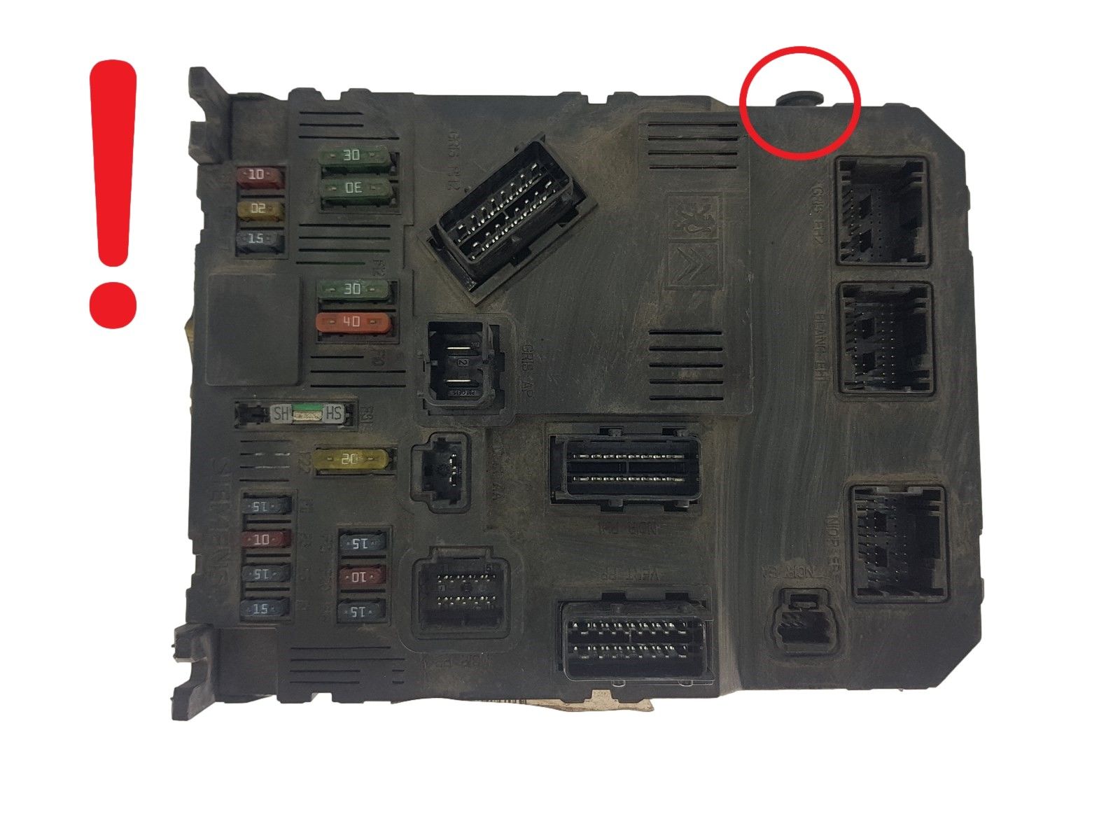 Steuergerät BSI F01-00 S118085300K 9652474380 PSA Siemens 1791 main product photo