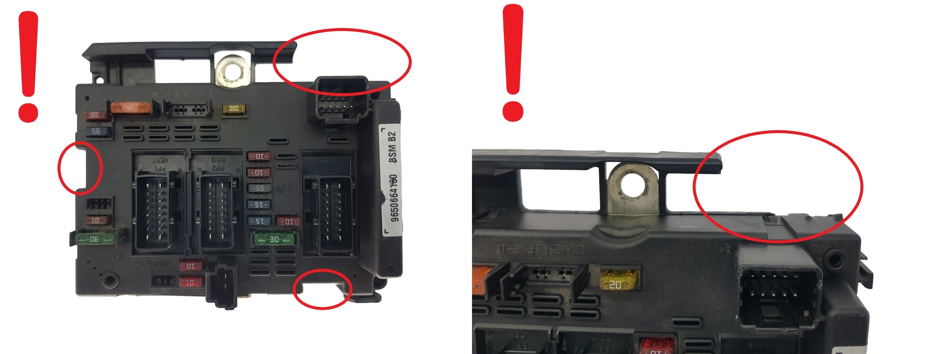 Steuergerät BSM B2 9650664180 PSA Delphi 2055 main product photo