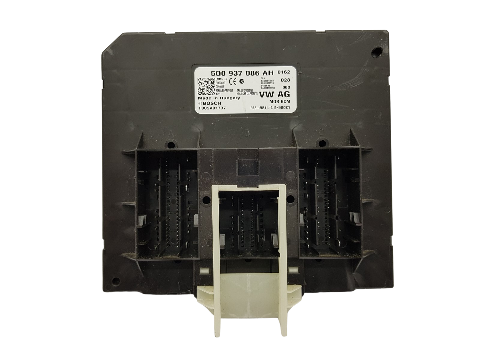 Steuergerät MQB BCM 5Q0937086AH F005V01737 VW Bosch 3737 main product photo