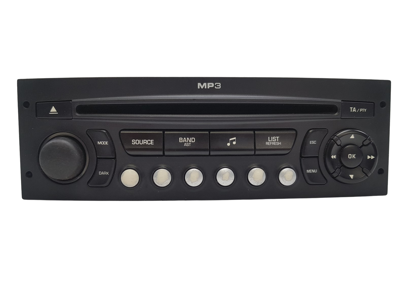 Cd-Radio Mit Mp3 Citroen Peugeot 96643698XT A2C53250038 Siemens VDO main product photo