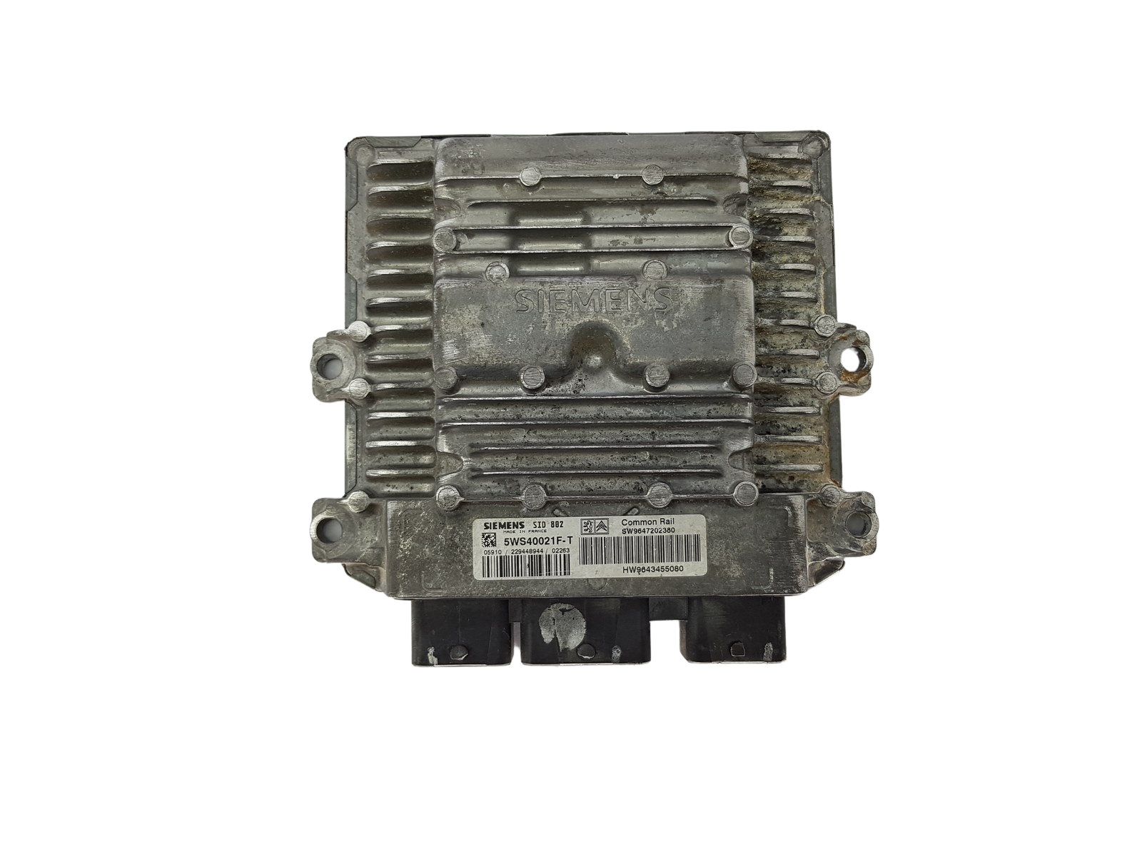 Steuergerät 9647202380 9643455080 5WS40021F-T PSA Siemens 18611 main product photo