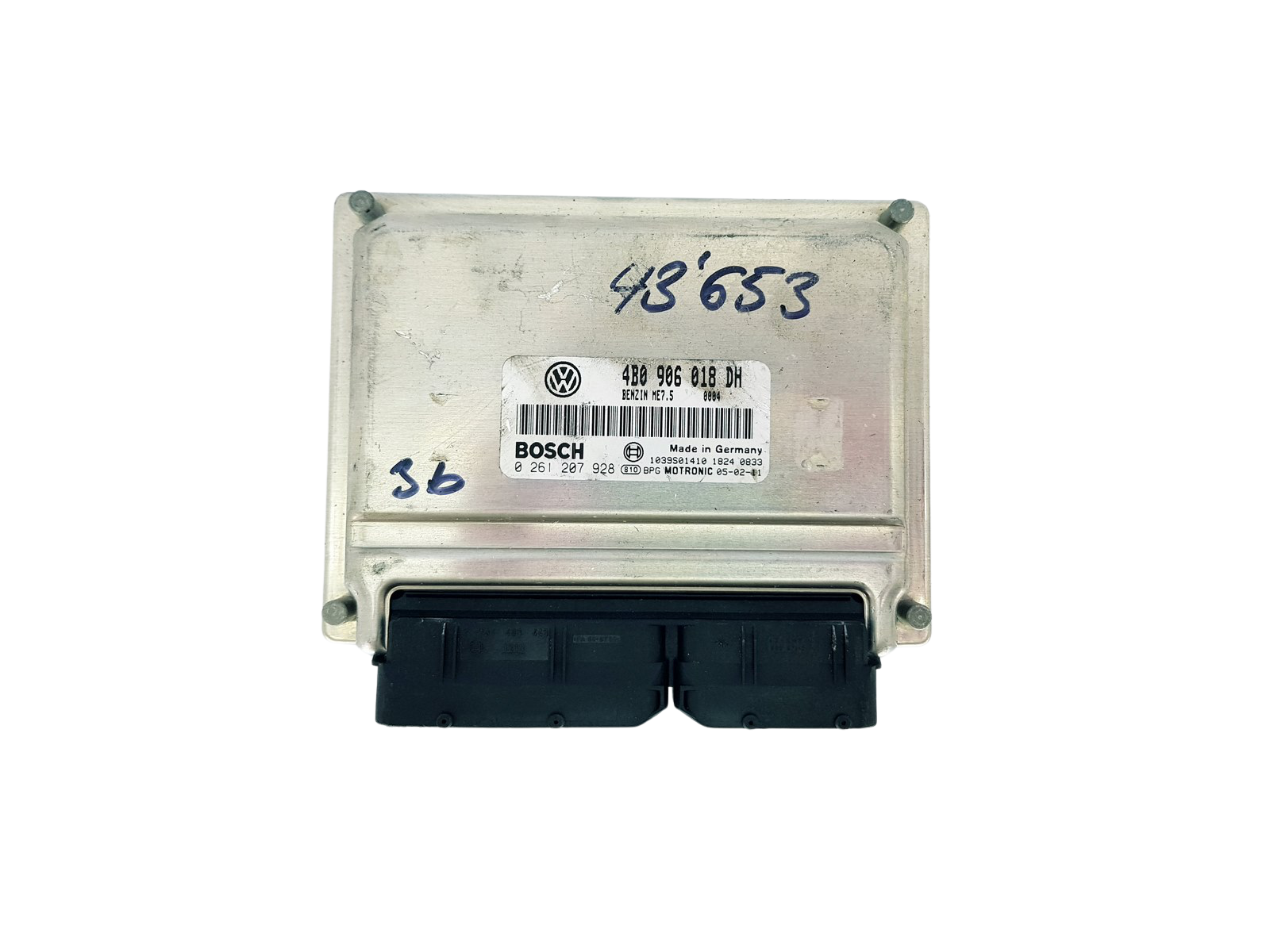 Steuergerät 4B0906018DH 0261207928 VW Audi Bosch 34052 main product photo