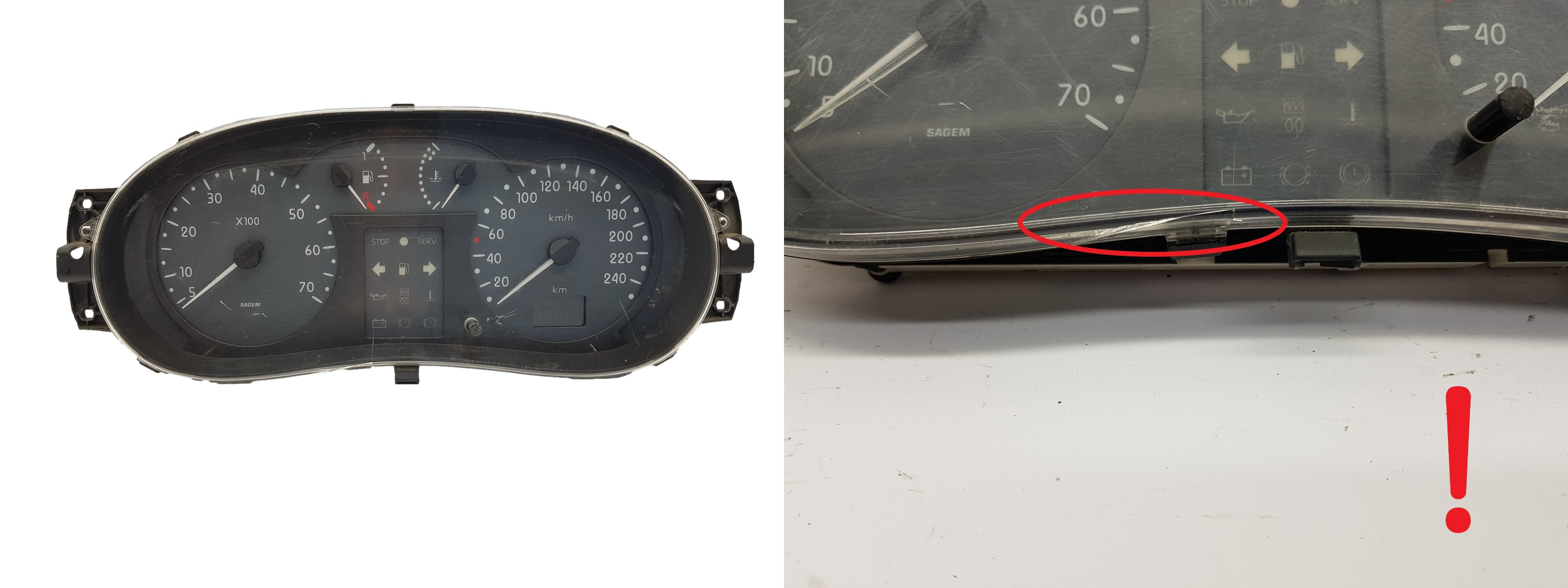 Tacho Kombiinstrument Renault Clio 2 7700428508 2937 main product photo