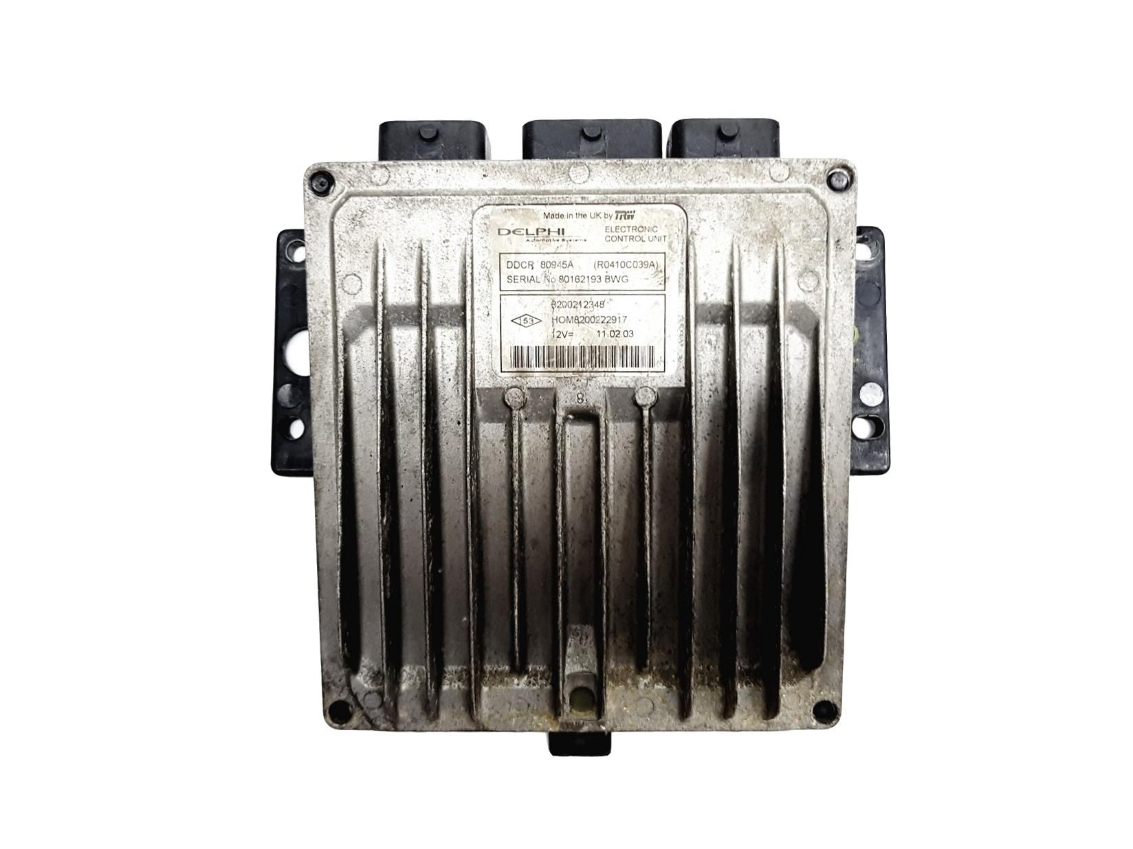 Steuergerät 8200212348 8200222917 R0410C039A Renault Delphi 4734 main product photo