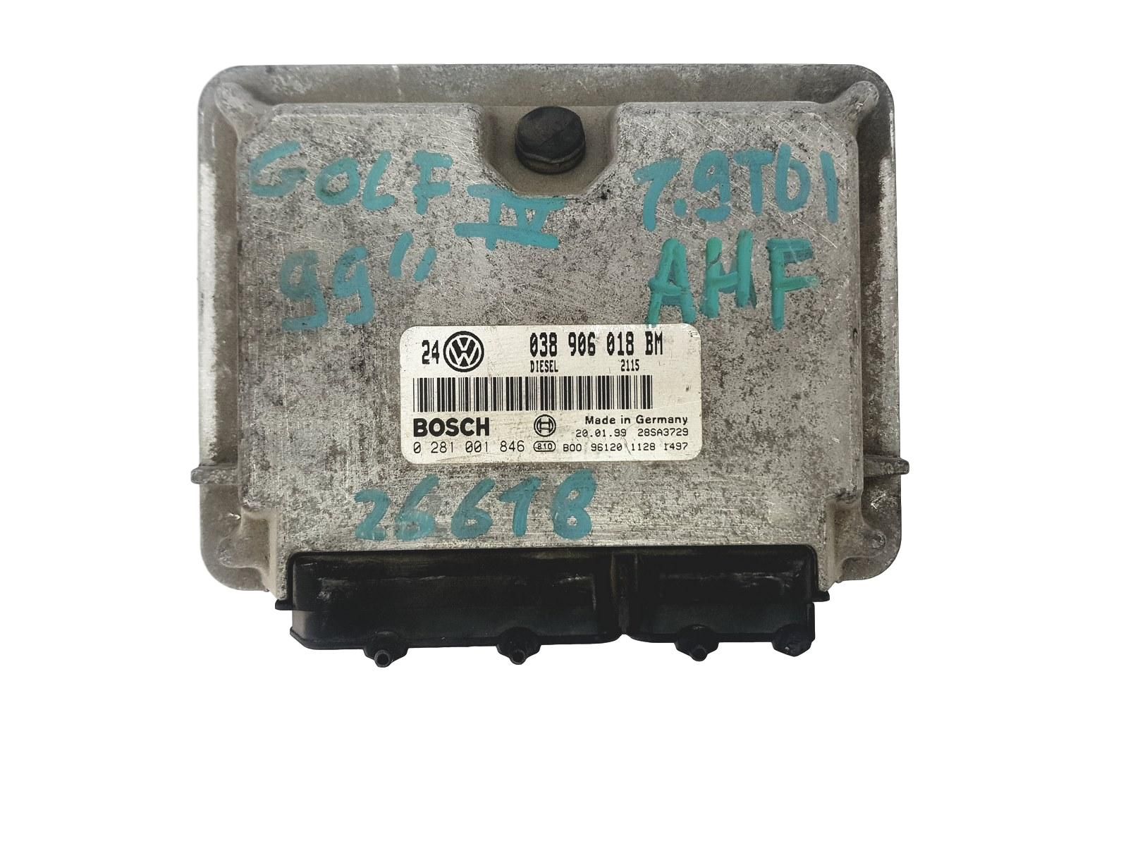 Steuergerät 038906018BM 0281001846 VW Bosch main product photo