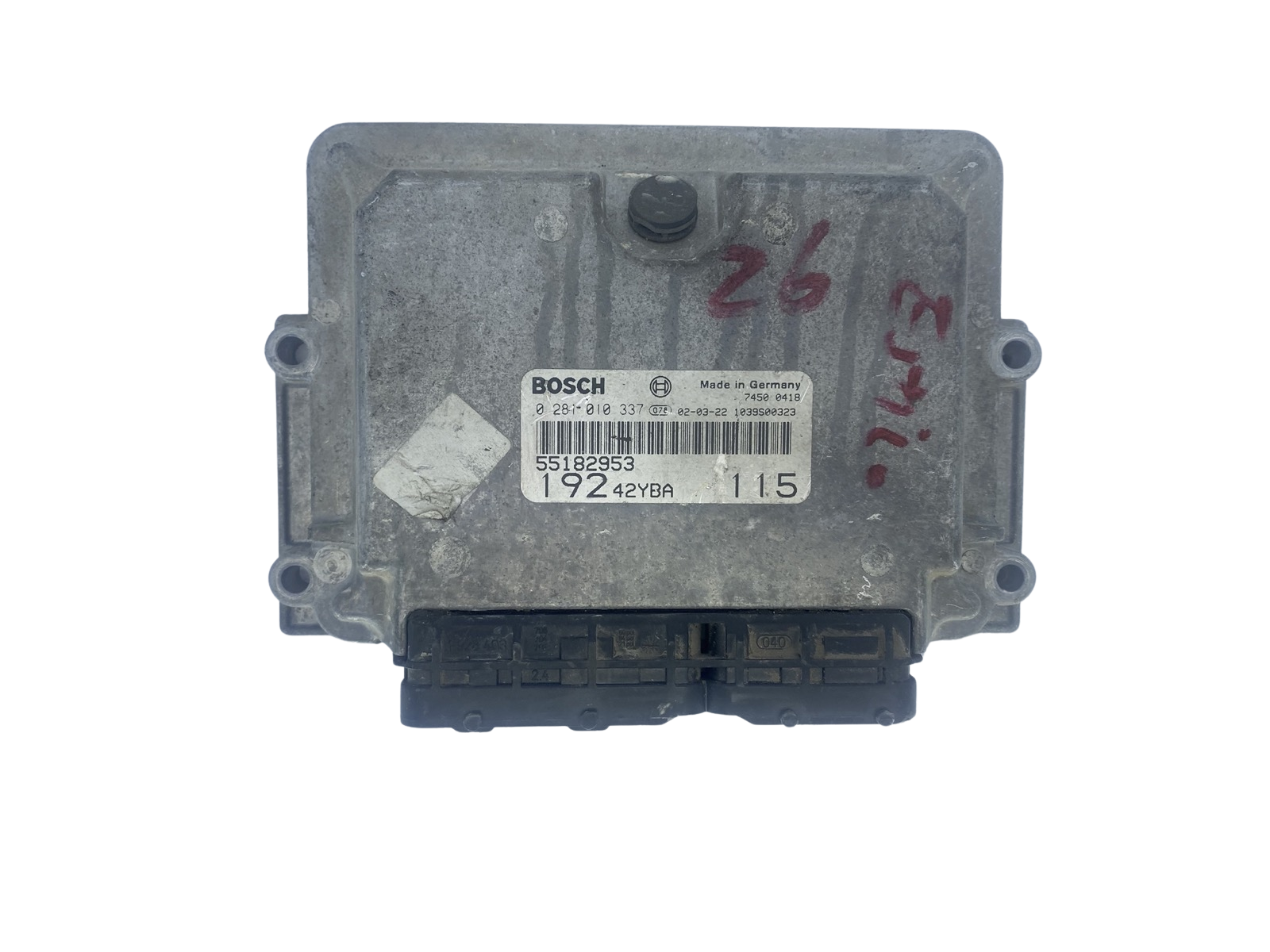 Steuergerät Fiat 55182953 0281010337 19242YBA Bosch 51627 main product photo