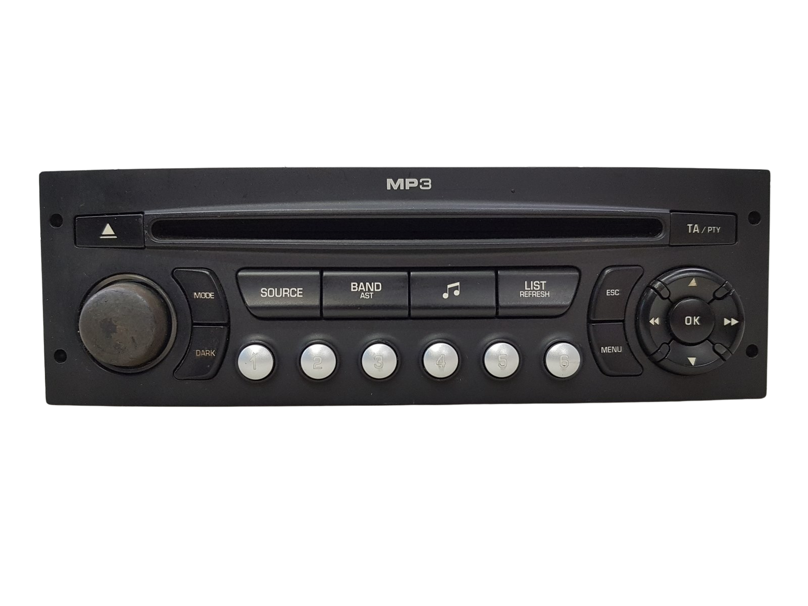 Cd-Radio Mit Mp3 Citroen Peugeot 96643698XT A2C53250038 Continental 1267 main product photo