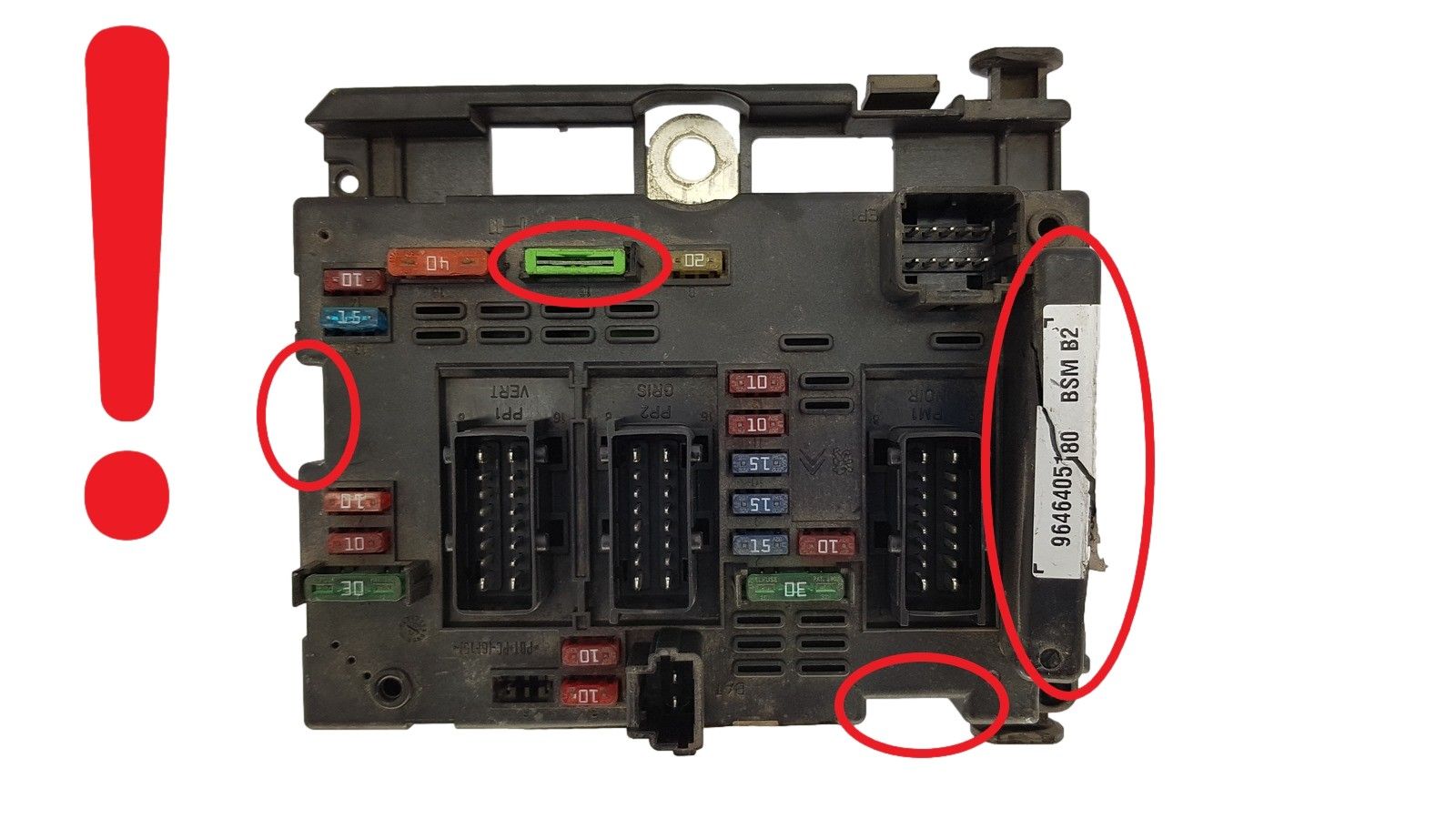 Steuergerät BSM B2 9646405180 PSA Delphi 1280 main product photo