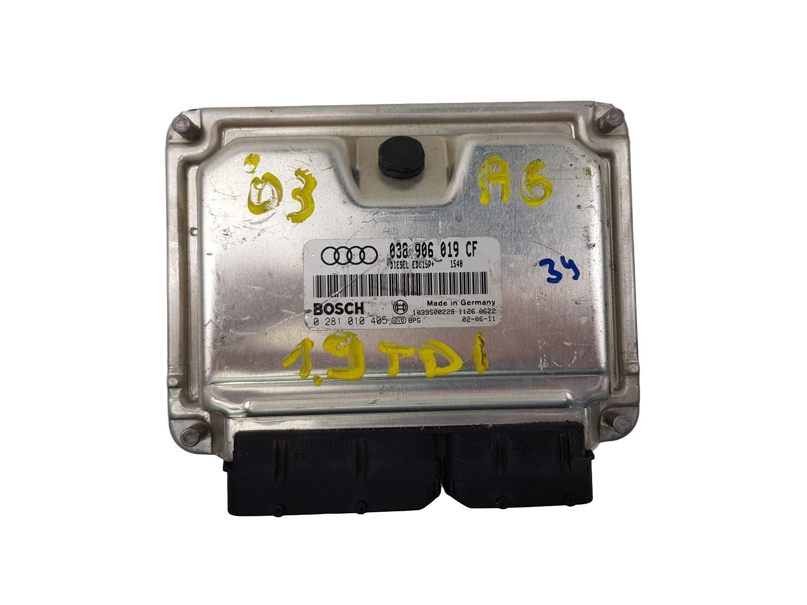 Motorsteuerung 038906019CF 0281010405 Audi 1041 main product photo