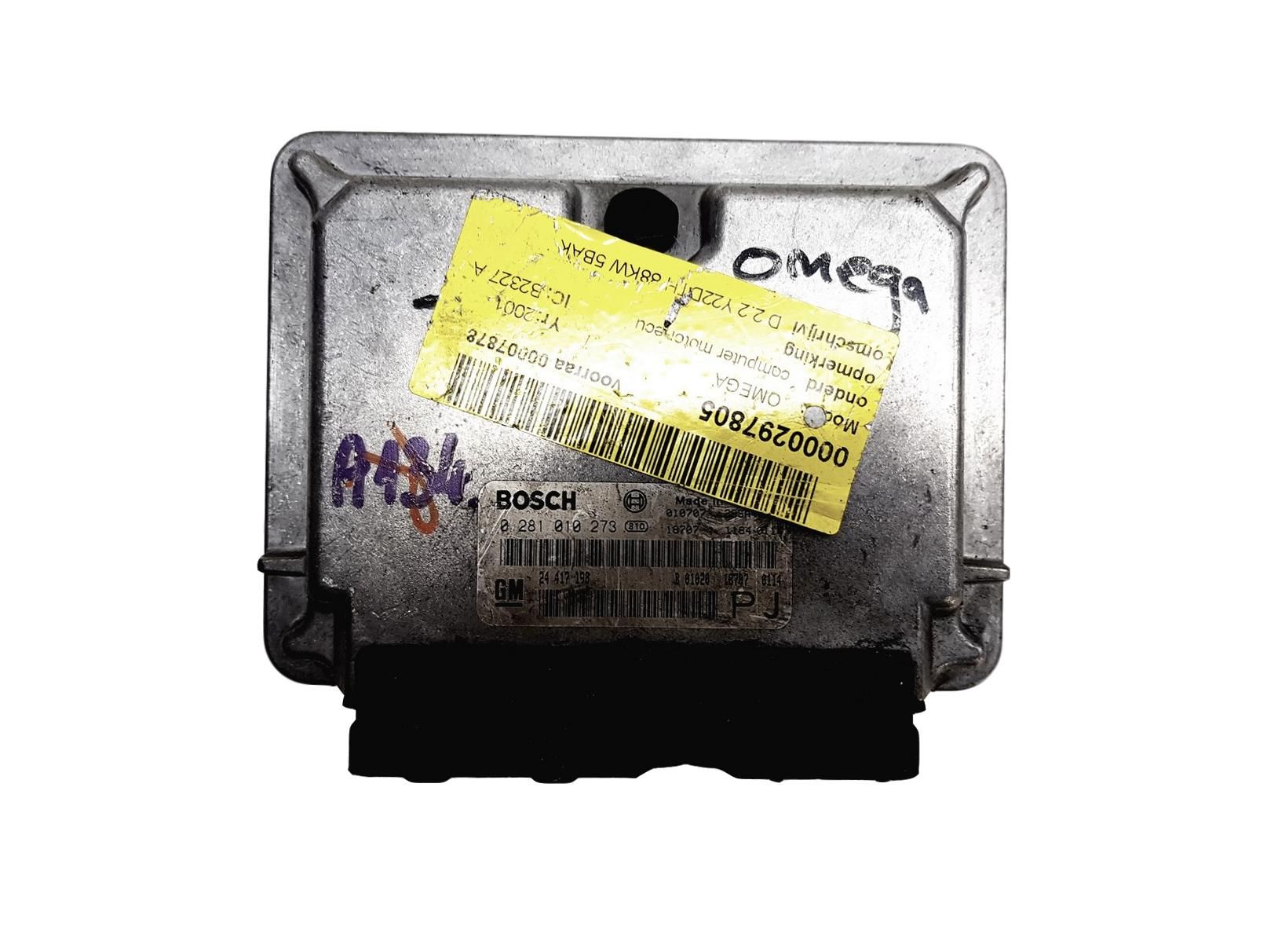 Steuergerät 0281010273 24417198 PJ Opel Bosch 11335 main product photo