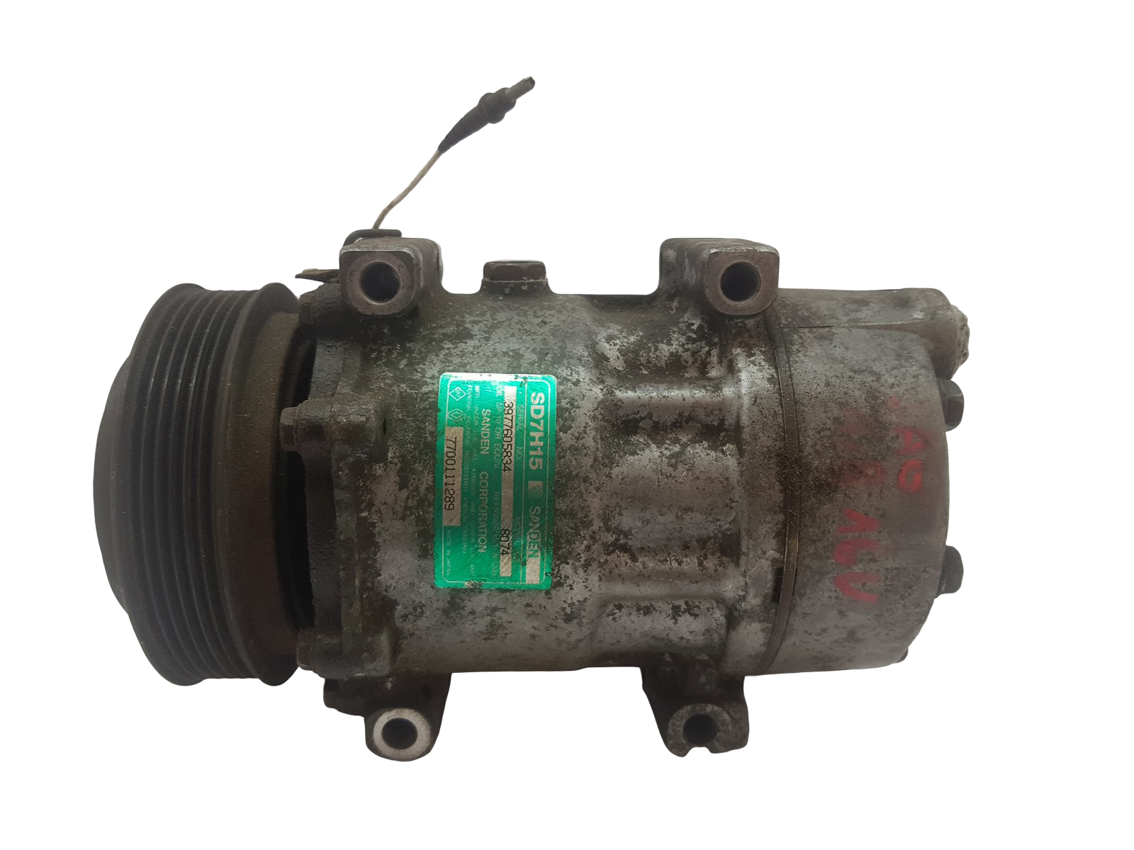 Kompressor Klimaanlage Klimakompressor 7700111289 SD7H15 8074 Renault Laguna I main product photo