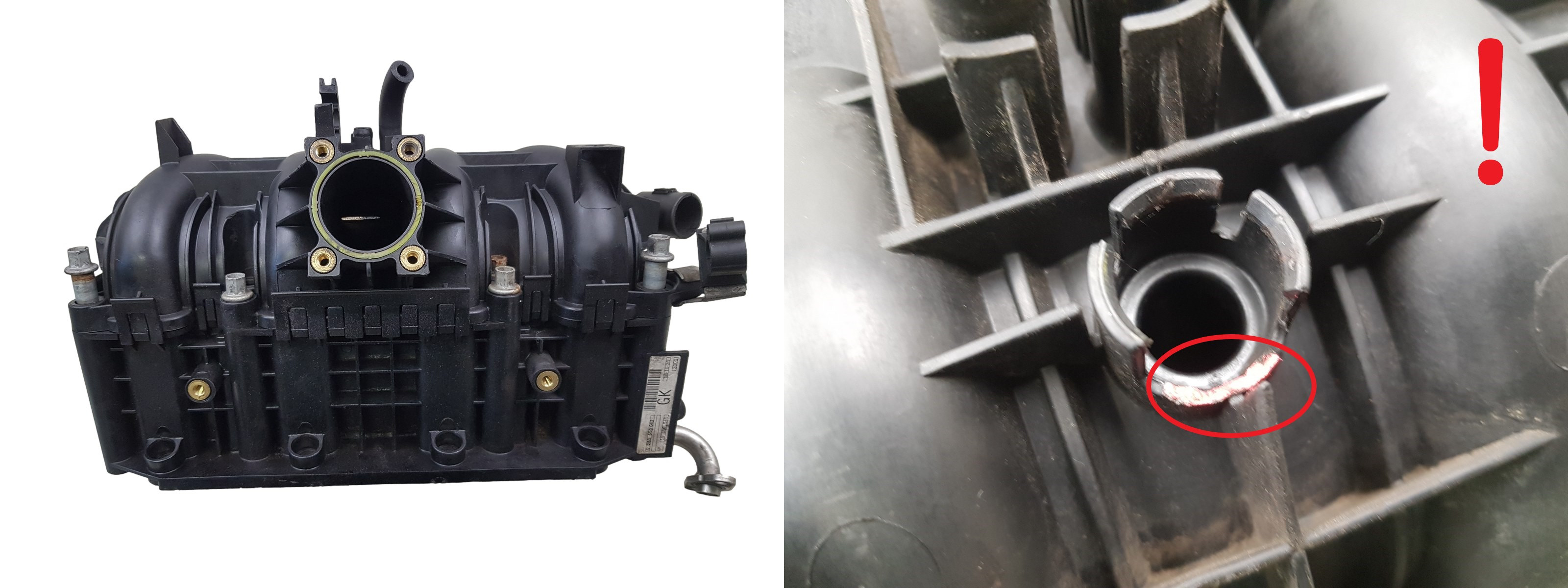 Ansaugkrümmer Opel Agila 55350545 09129714 1.2 16V main product photo