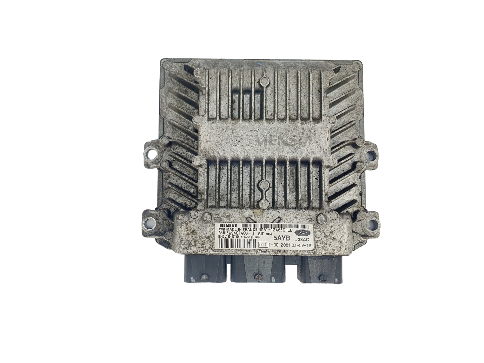 Steuergerät 3S61-12A650-LB 5WS40140D-T SID 804 Ford Siemens 39581 main product photo