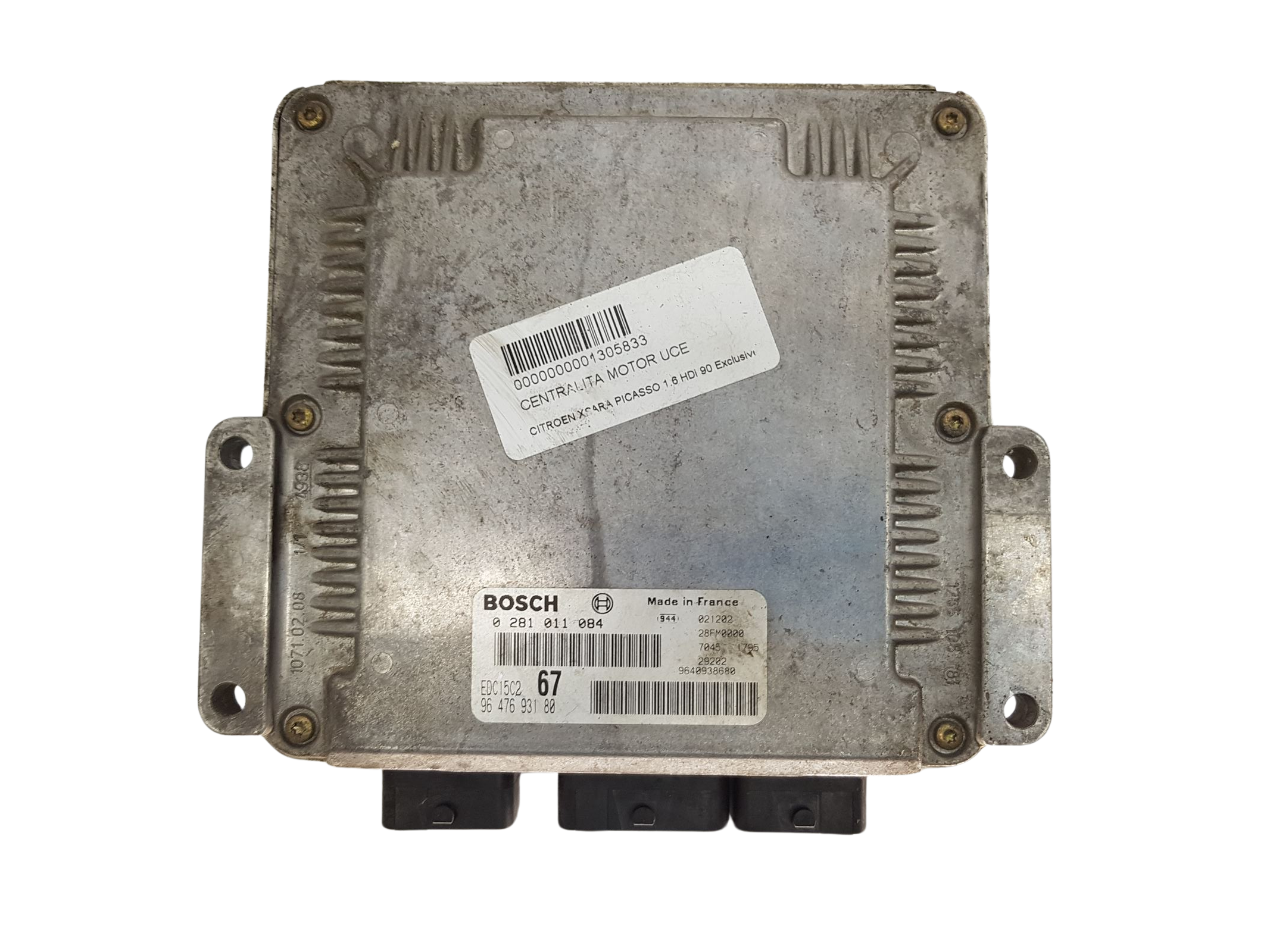 Steuergerät 0281011084 9640938680 9647693180 PSA Bosch 3397 main product photo