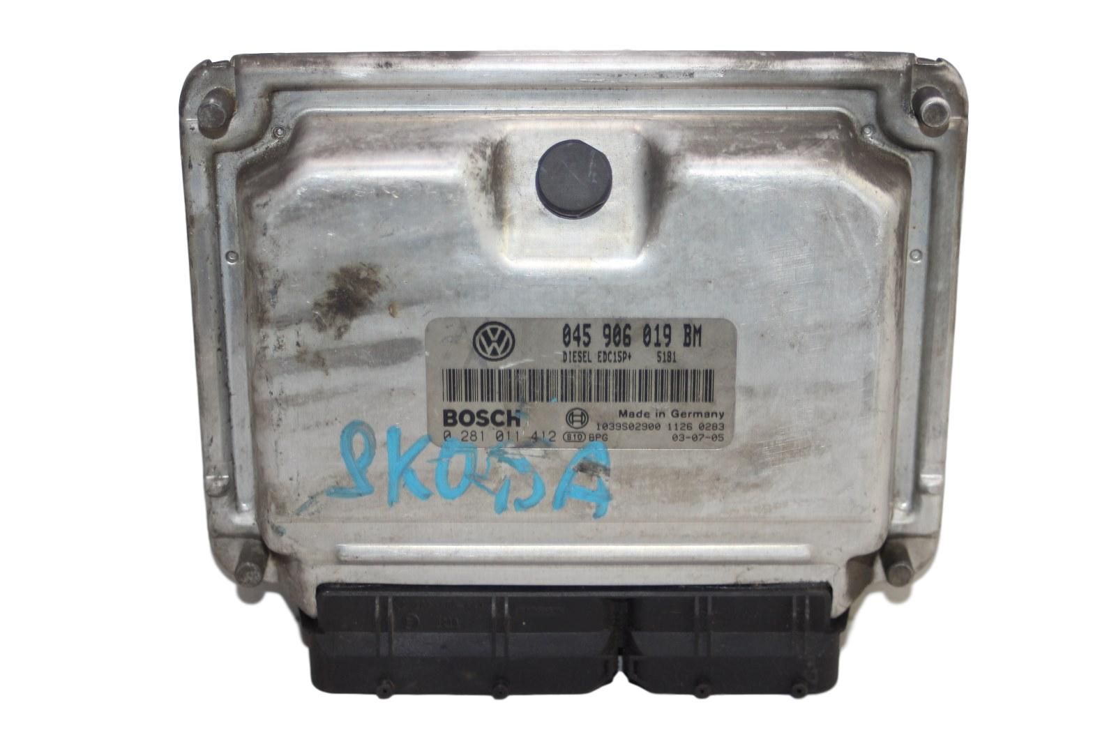 Motorsteuerung 045906019BM 0281011412 Skoda 3574 main product photo