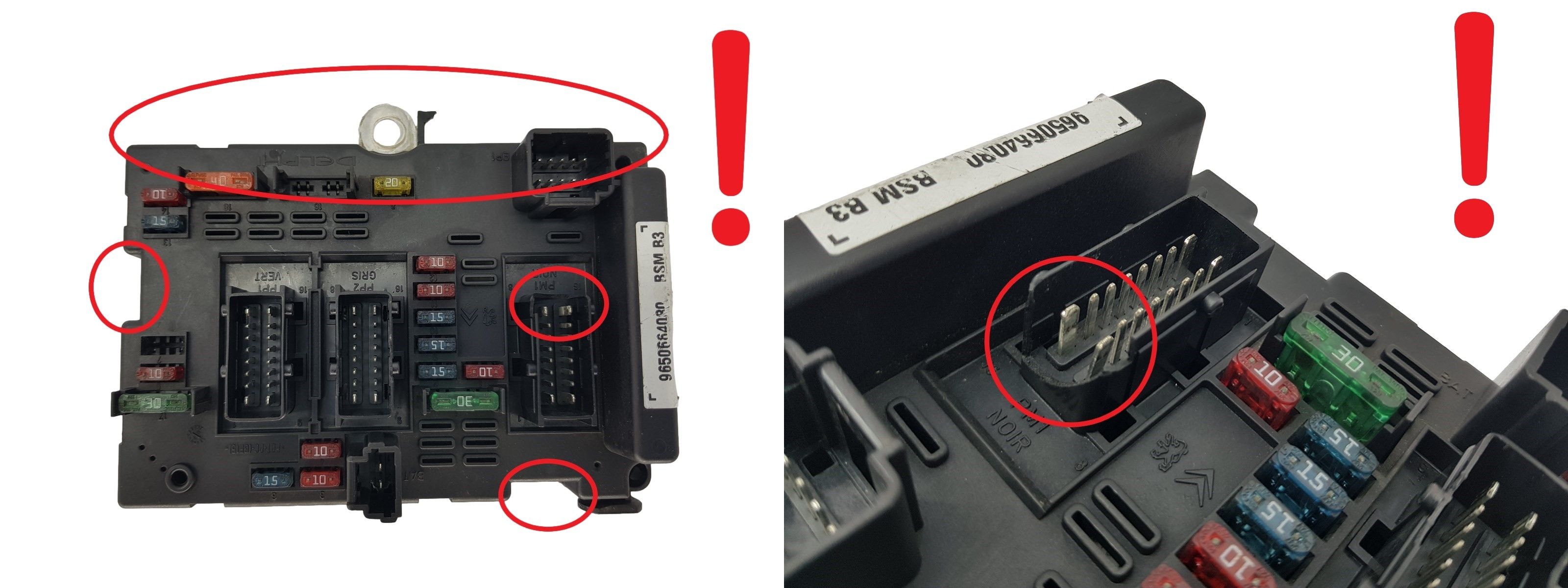 Steuergerät BSM B3 9650664080 PSA Delphi 2130 main product photo