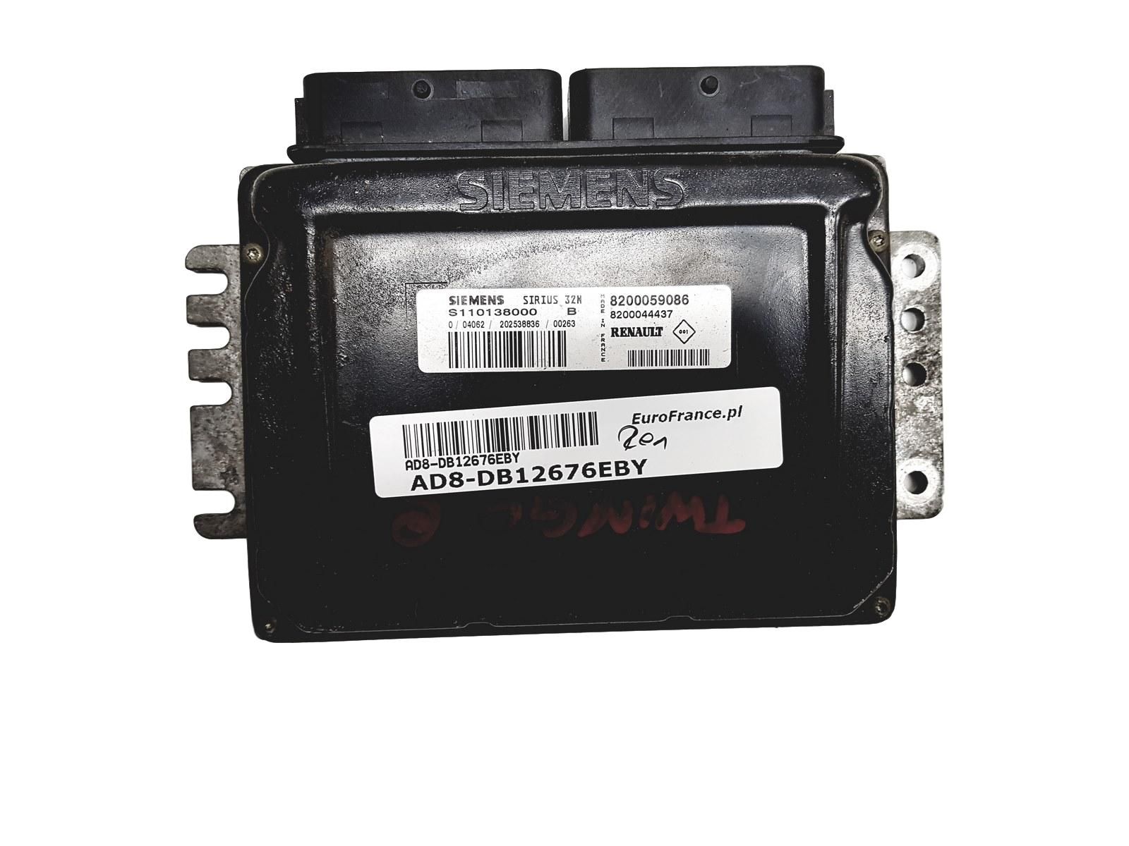 Steuergerät S110138000B 8200059086 8200044437 Renault Siemens 12676 main product photo
