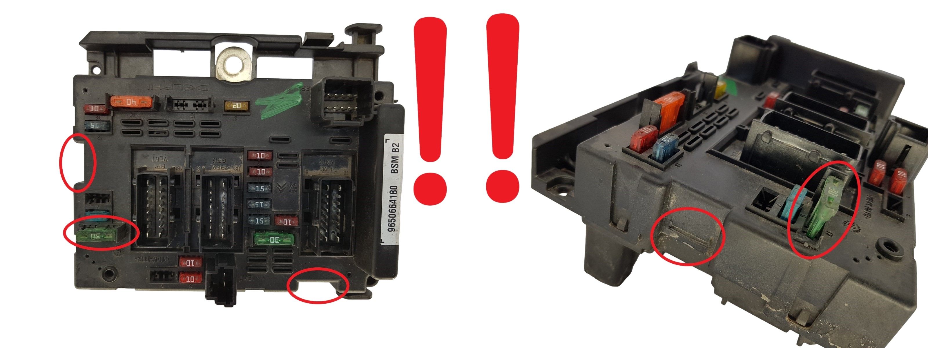 Steuergerät BSM B2 9650664180 PSA Delphi 1313 main product photo