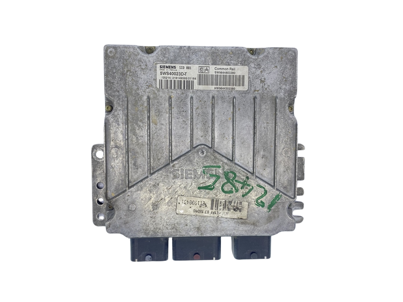 Steuergerät 5WS40023D-T 9644803380 9644302380 PSA SIEMENS 62992 main product photo