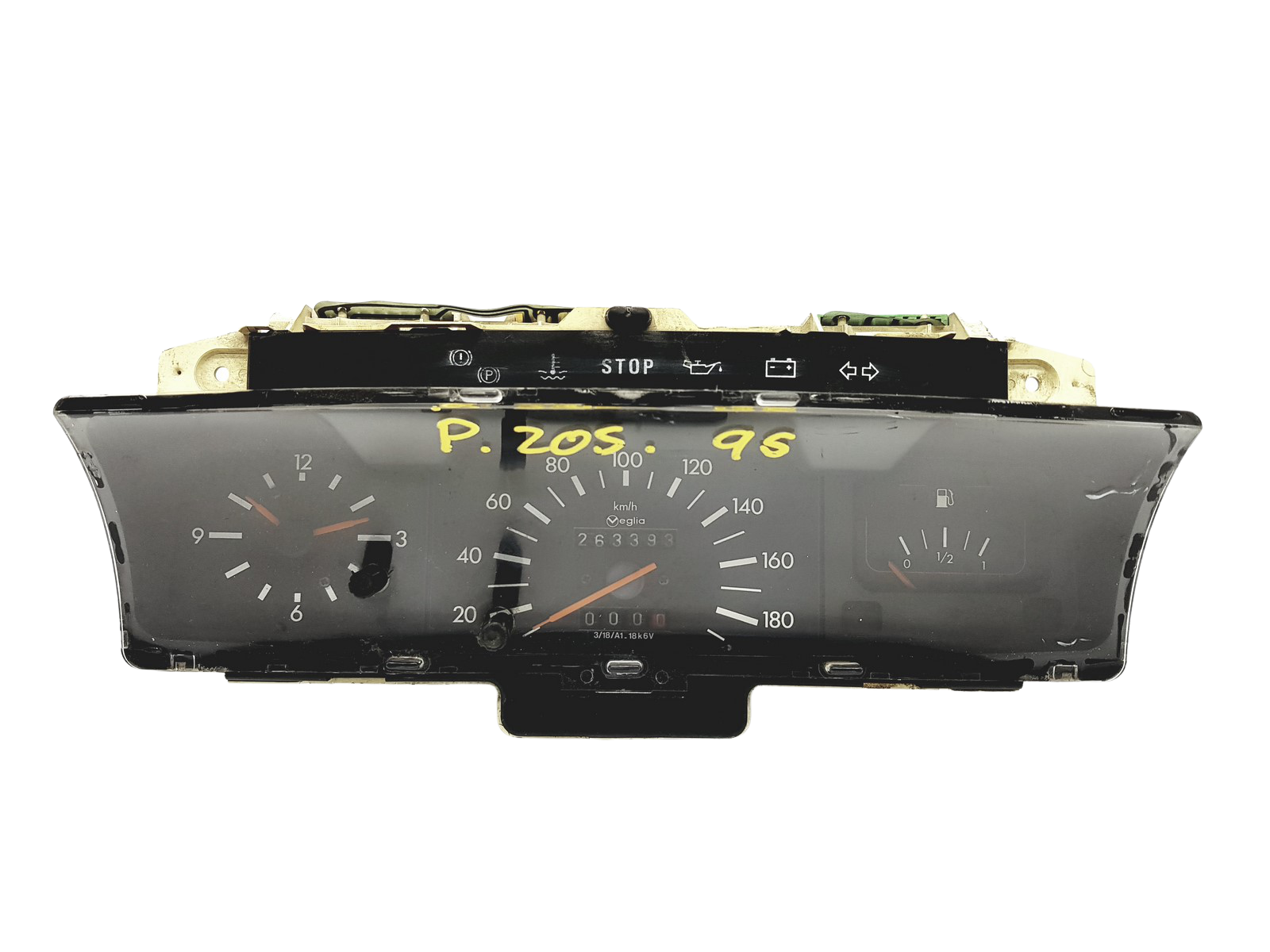 Tacho Kombiinstrument Peugeot 205 3/18/A1.18K6V 318A118K6V 48251 main product photo
