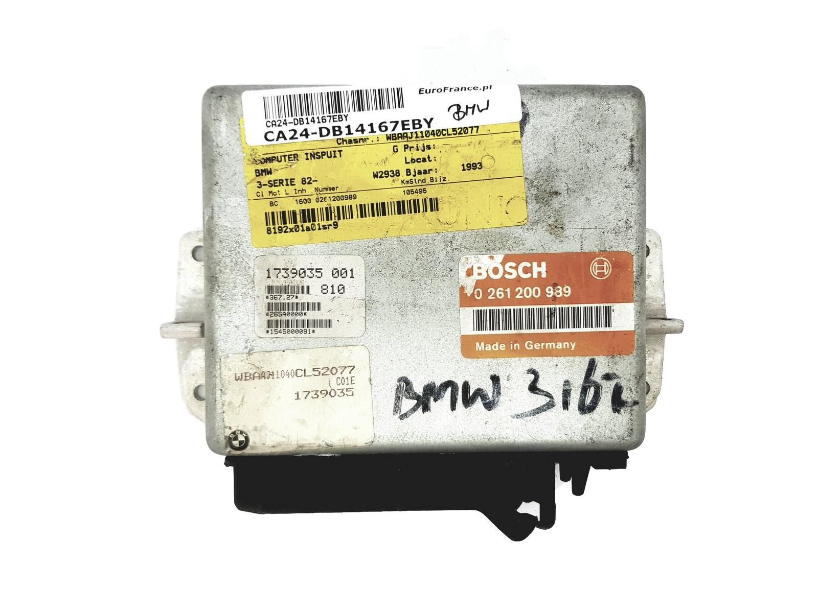 Steuergerät 0261200989 1739035001 BMW Bosch main product photo