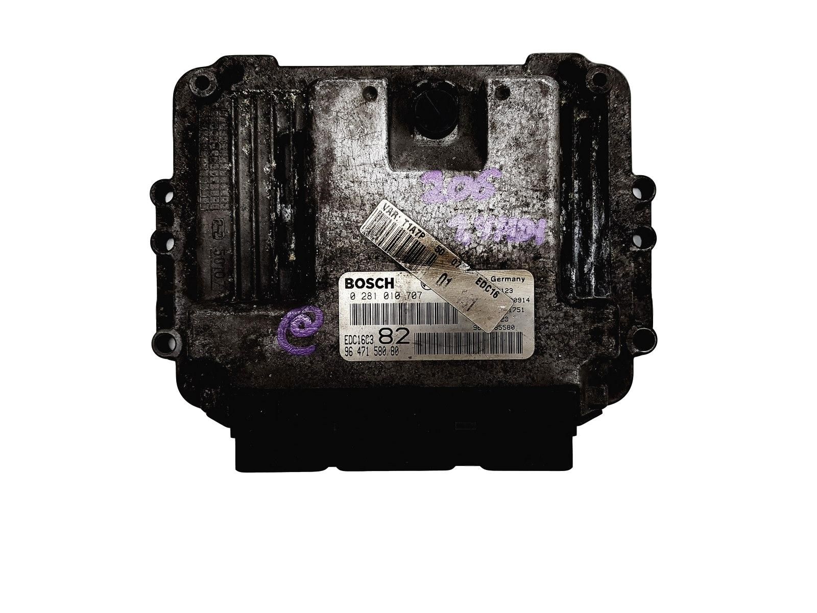 Steuergerät 0281010707 9647158080 9647785580 PSA Bosch 11939 main product photo