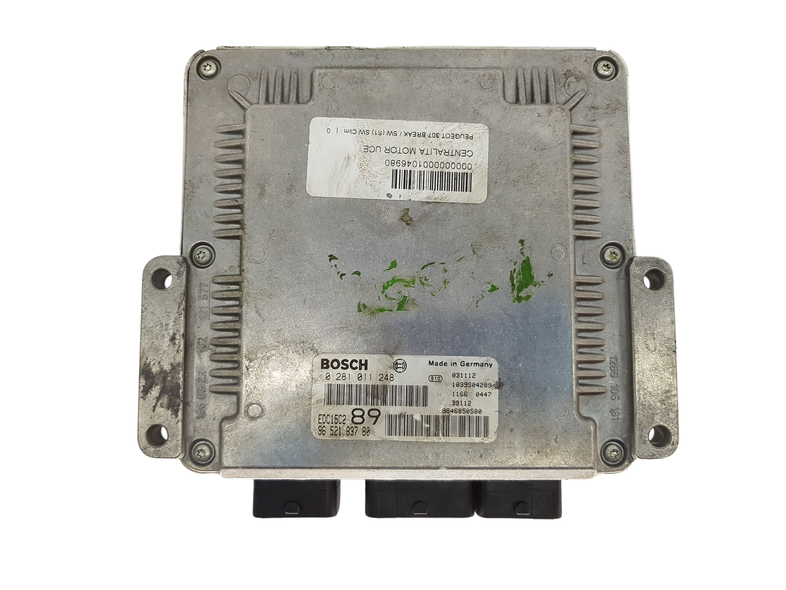 Steuergerät 0281011248 9652183780 9646850580 PSA Bosch 3125 main product photo