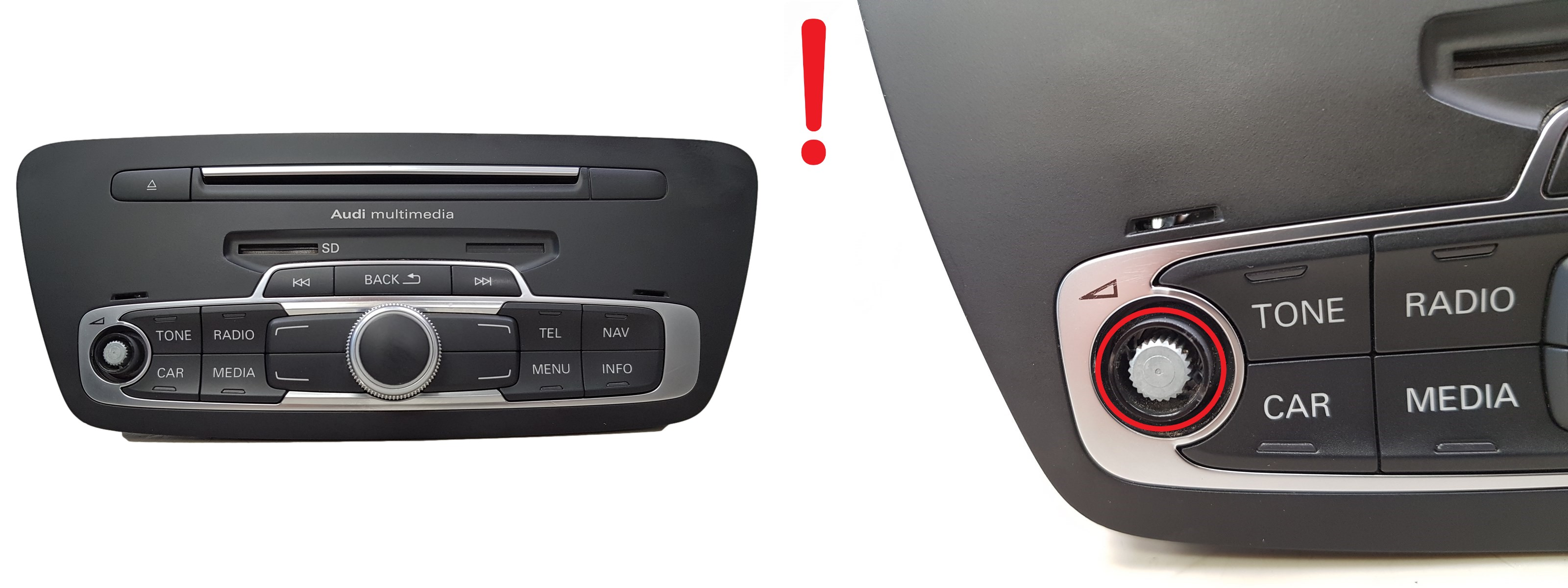 Navigationssystem Radio SD Audi Q3 8U1035183A main product photo