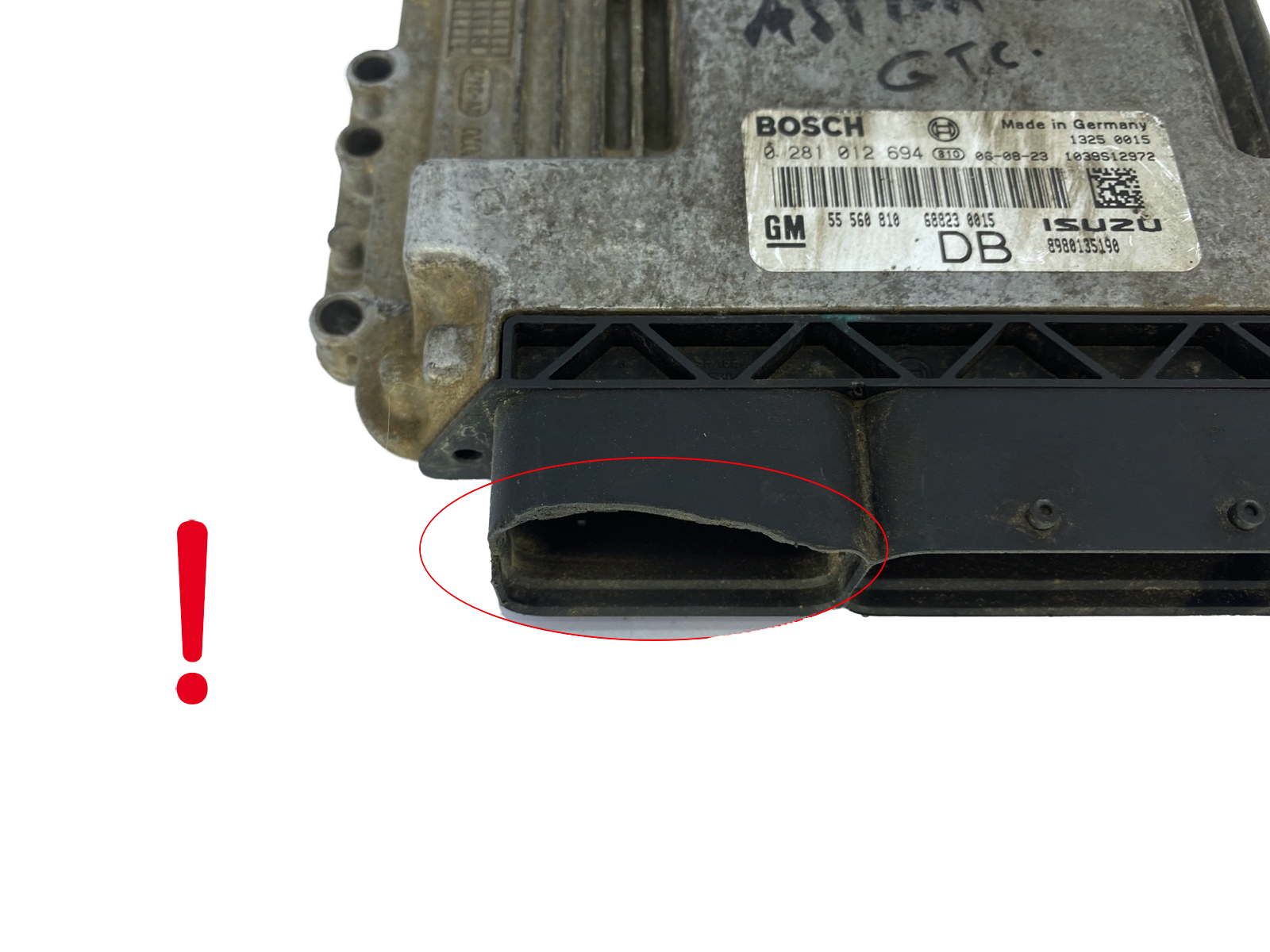 Steuergerät Opel 55560810 0281012694 8980135190 Bosch GM 52546 main product photo