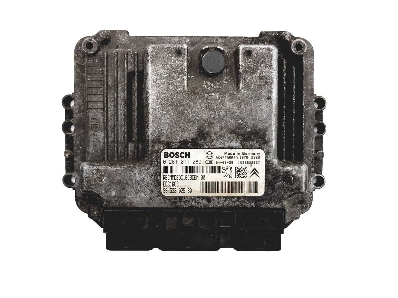 Steuergerät 0281011089 9647785580 9653202580 PSA Bosch main product photo