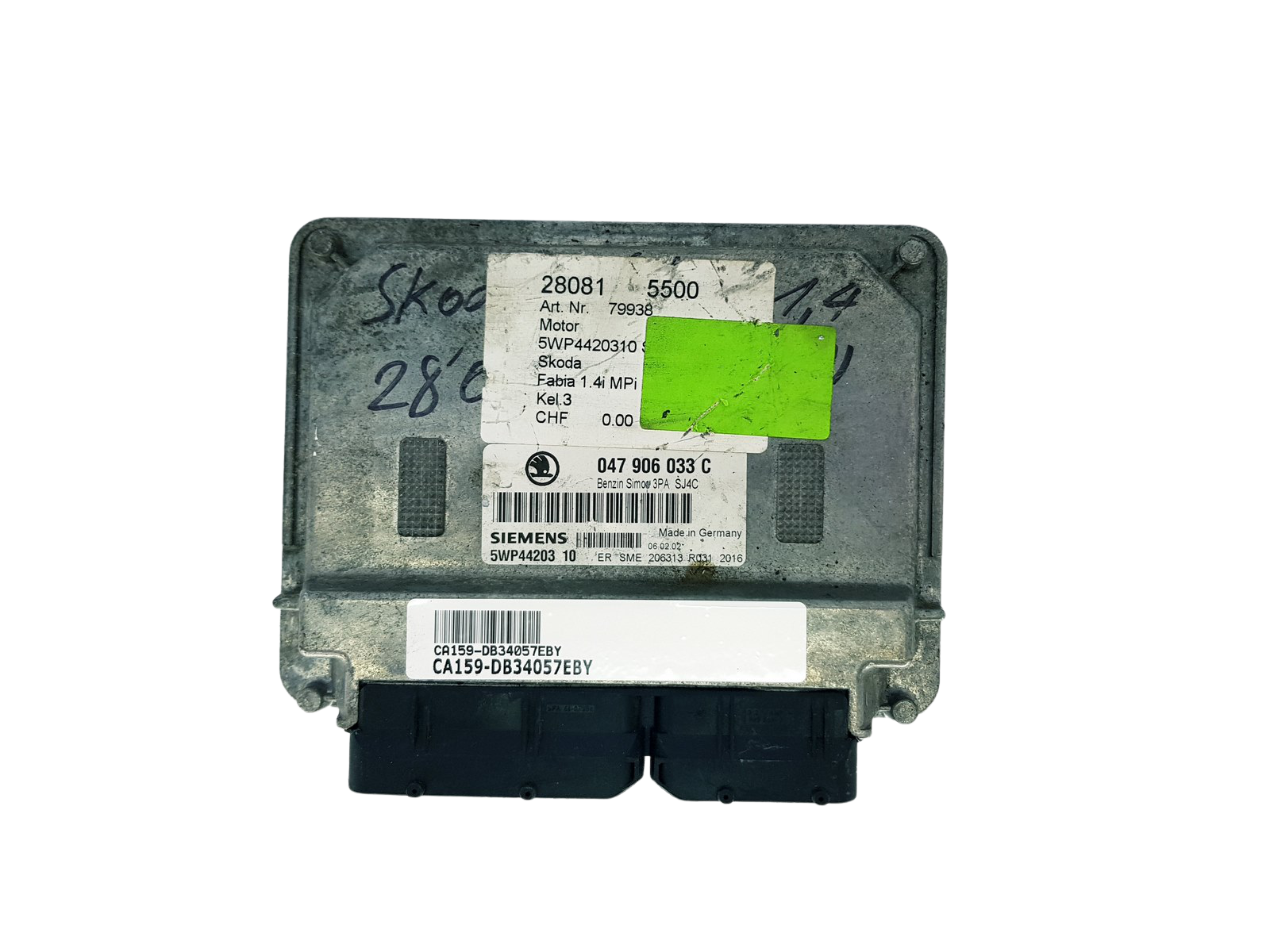 Steuergerät 047906033C 5WP44203 10 Skoda Siemens 34057 main product photo