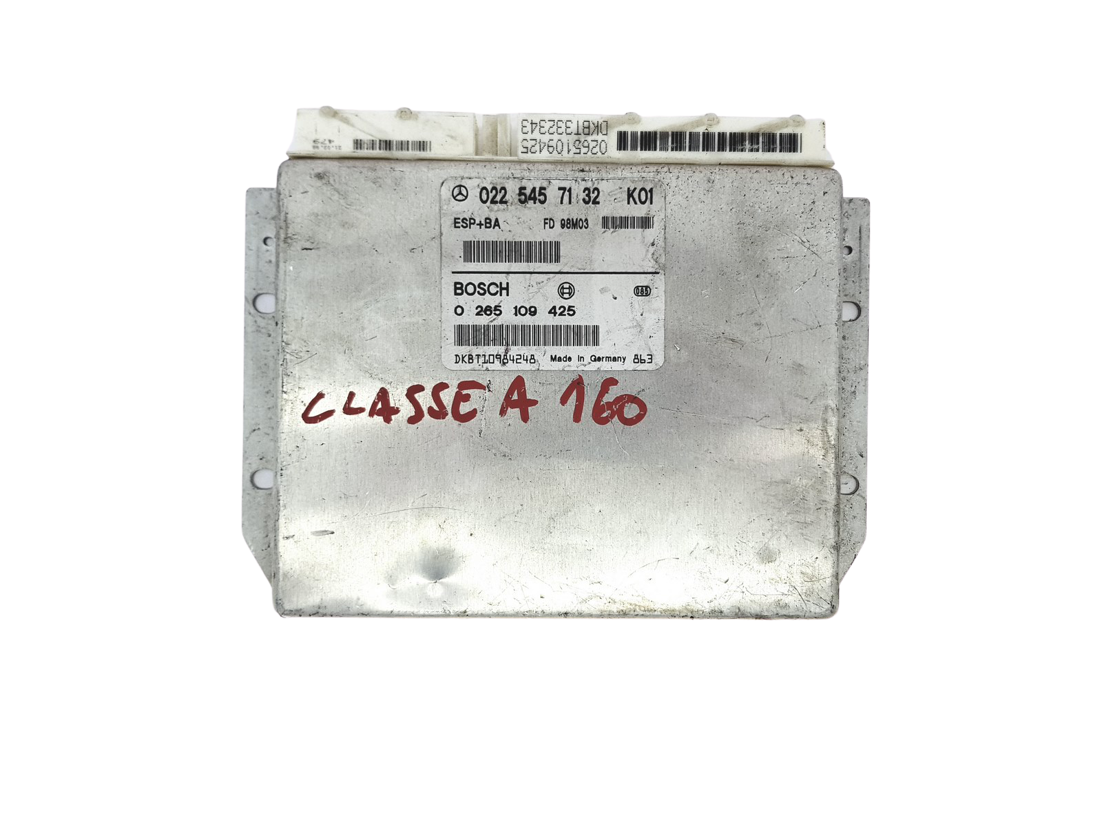 Steuergerät ESP Mercedes 0225457132 0265109425 Bosch 26102 main product photo