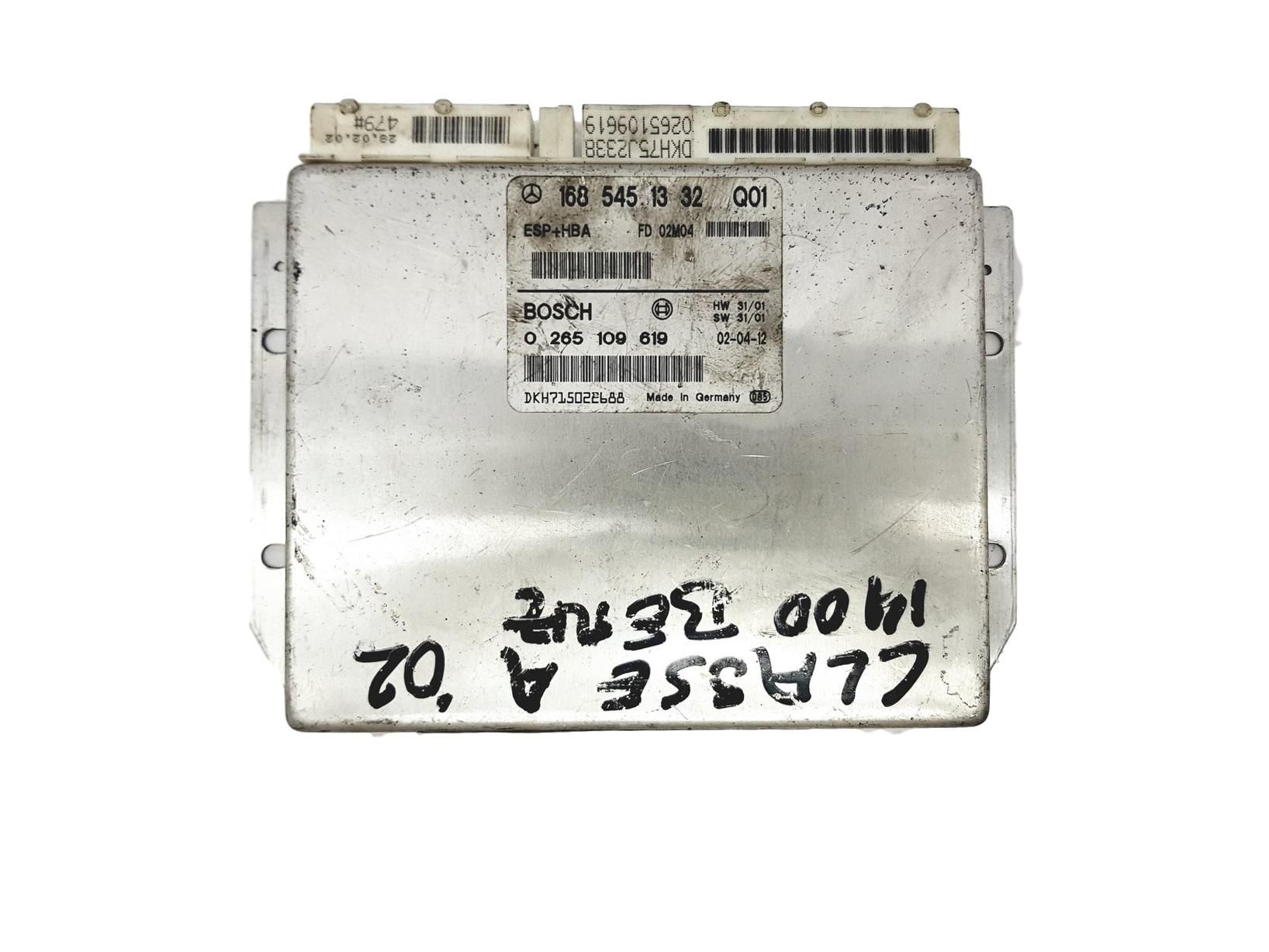 Steuergerät 1685451332Q01 0265109619 Mercedes Bosch 15561 main product photo