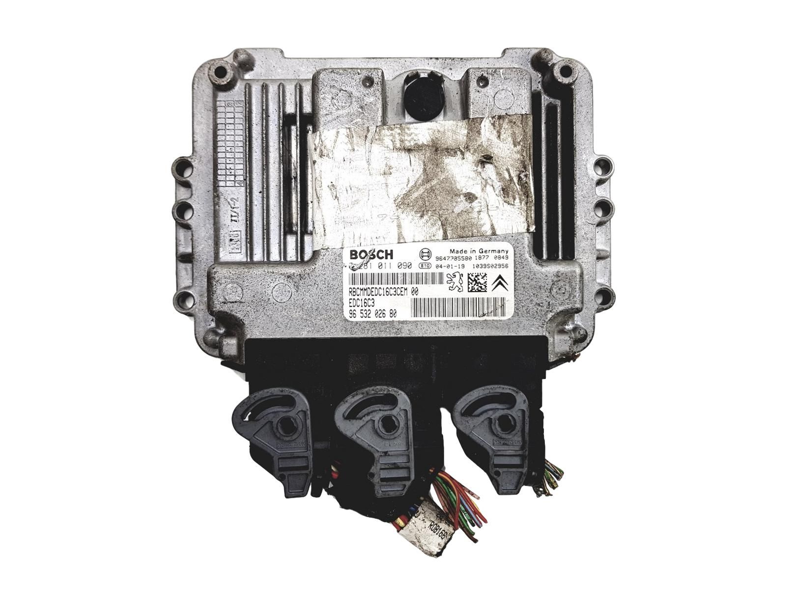 Steuergerät 0281011090 9647785580 9653202680 PSA Bosch main product photo