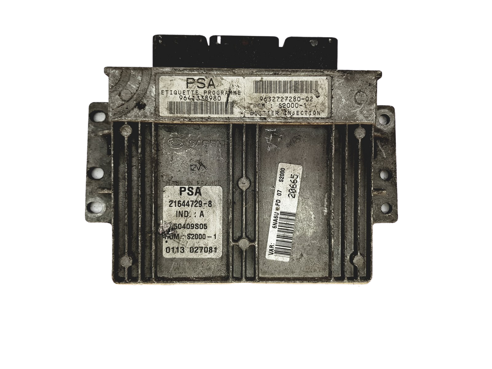 Steuergerät PSA 9641338980 9632727280-02 Sagem 26956 main product photo