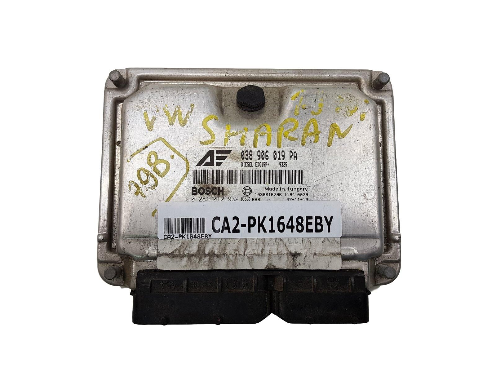 Motorsteuerung 038906019PA 0281012932 VW 1648 main product photo