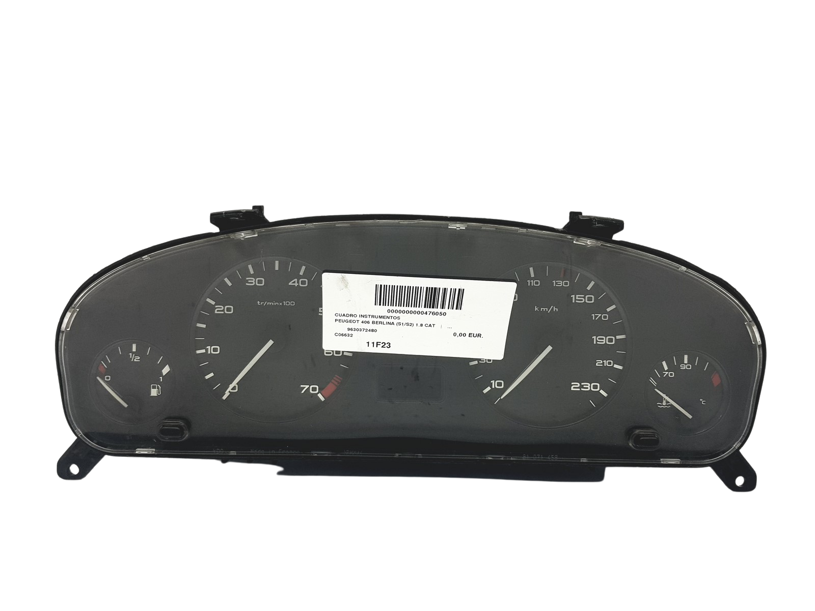 Tacho Kombiinstrument Peugeot 406 9630372480 110008882001 54781 main product photo