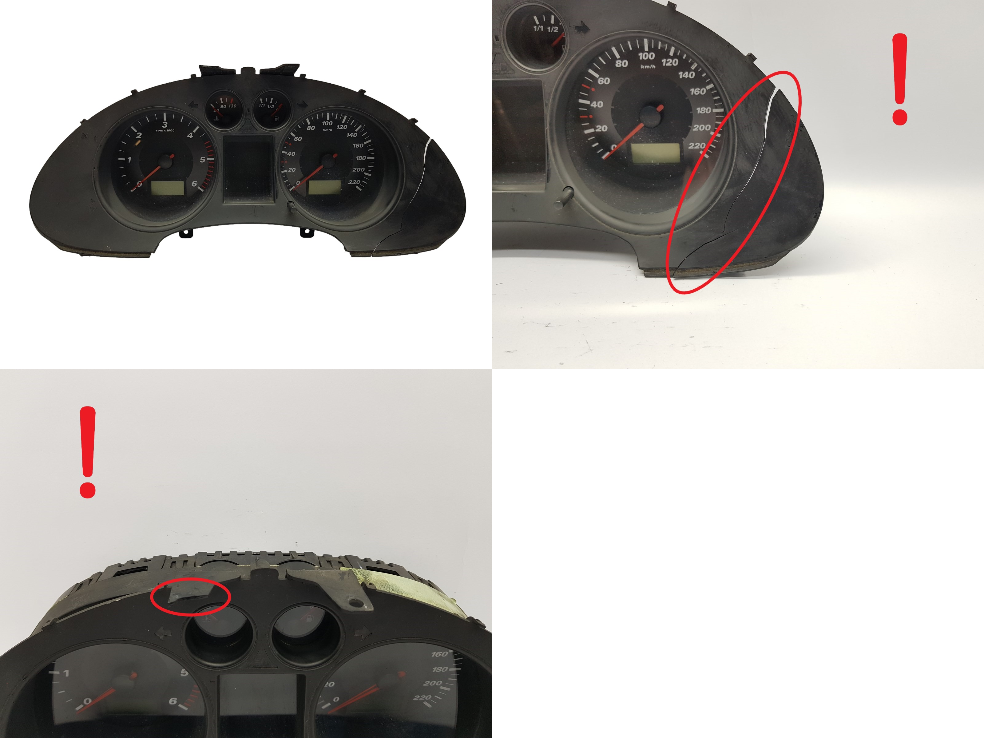Tacho Kombiinstrument Seat Ibiza 6L0920820J 2439 main product photo