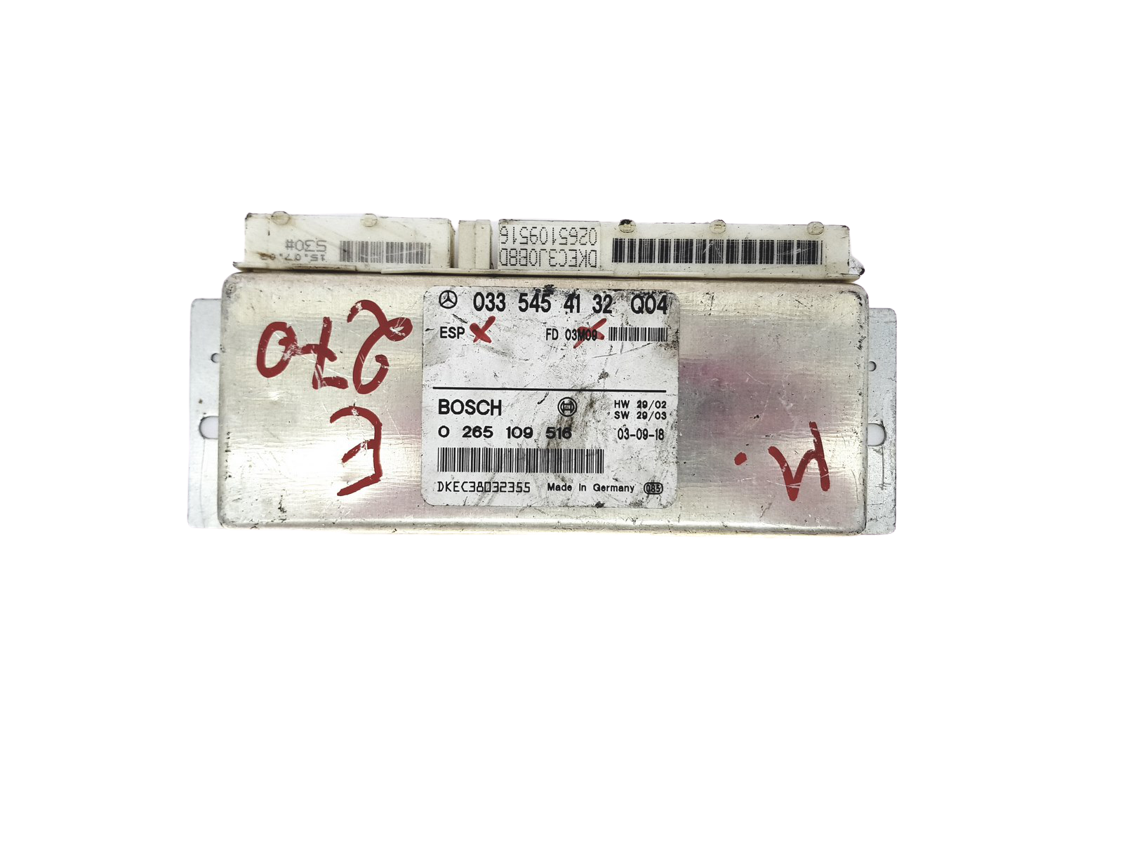 Steuergerät 0265109516 0335454132Q04 Mercedes Bosch 25406 main product photo