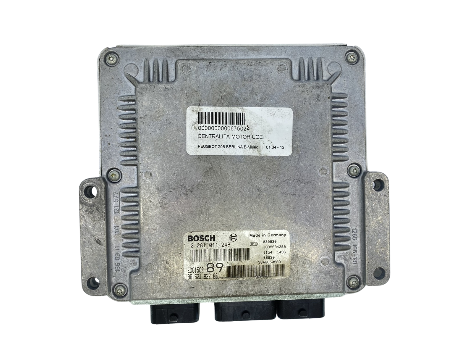 Steuergerät 0281011248 9652183780 9646850580 PSA Bosch 63375 main product photo