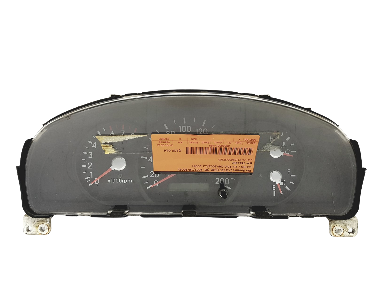 Tacho Kombiinstrument Kia Sorento 94003-3E100 2003-73200K main product photo